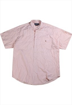 Vintage 90's Polo Ralph Lauren Shirt Short Sleeve Striped