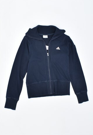 VINTAGE 90'S ADIDAS TRACKSUIT TOP JACKET NAVY BLUE