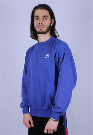 NIKE VINTAGE SWEATSHIRT MADE IN UK ELECTRIC