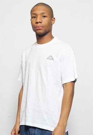 VINTAGE KAPPA LOGO T-SHIRT WHITE