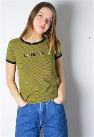 VINTAGE 90S STRIPED LONDON SHIRT