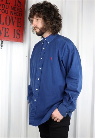 VINTAGE RALPH LAUREN OVERSIZED GRUNGE INDI SHIRT