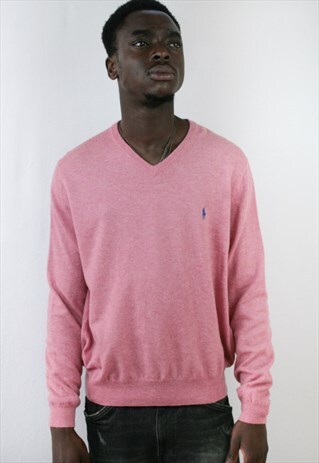 MENS VINTAGE RALPH LAUREN JUMPER XL MERINO WOOL SWEATSHIRT