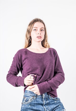 VINTAGE 1990S PURPLE SWEATER