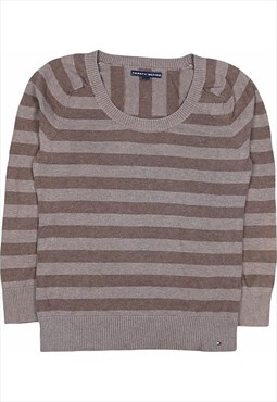 Tommy Hilfiger 90's Knitted Crewneck Striped Sweatshirt Larg