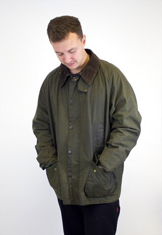 VINTAGE BARBOUR BEDALE WAX JACKET.
