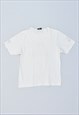 VINTAGE 90'S MAJESTIC T-SHIRT TOP WHITE