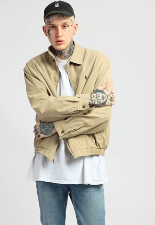 VINTAGE POLO RALPH LAUREN HARRINGTON JACKET