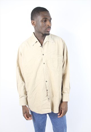 VINTAGE CORD BEIGE SHIRT