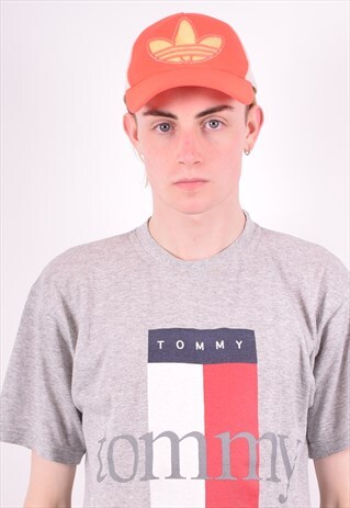 ADIDAS MENS VINTAGE CAP ONE SIZE ORANGE 90S