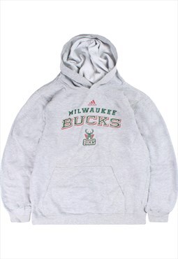 Vintage 90's Adidas Hoodie Milwaukee Bucks NBA