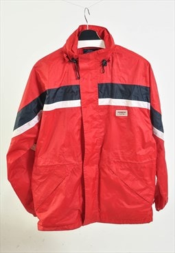 VINTAGE 90S rain jacket in red