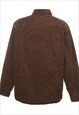 VINTAGE TIMBERLAND BROWN CLASSIC CORDUROY SHIRT - L