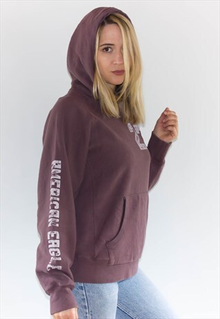 90'S CHUNKY BROWN OVERSIZED HOODY