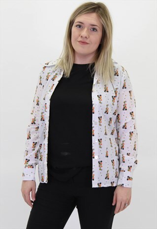 VINTAGE ABSTRACT PATTERN FESTIVAL SHIRT