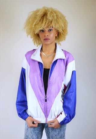 VINTAGE 80'S SERGIO TACCHINI WINDBREAKER JACKET