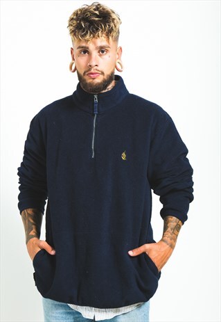 VINTAGE 80S NAUTICA FLEECE SWEATSHIRT / S6050