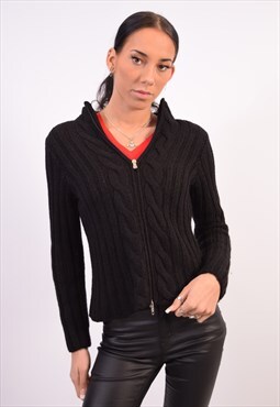 Vintage Fred Perry Cardigan Sweater Black