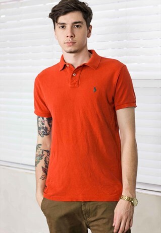 VINTAGE RALPH LAUREN SHIRT LOGO 90S M 8.6