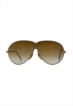Ferrari Vintage Brown Foldable Sunglasses
