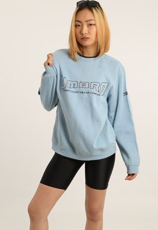 VINTAGE UMBRO EMBROIDERED SPELLOUT SWEATSHIRT