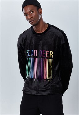 Dear Deer Velvet Sweatshirt
