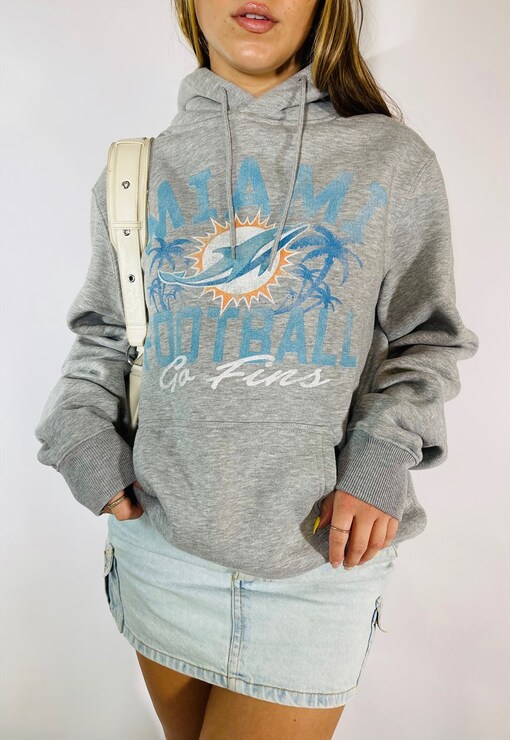 Miami Dolphins Retro NFL Hoodie – SocialCreatures LTD