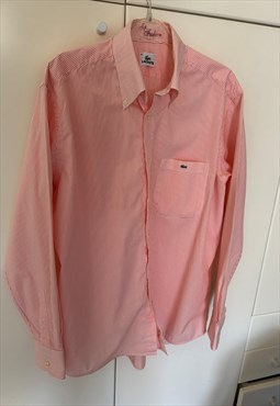 Vintage LACOSTE Striped Shirt. Size 42. Made in France