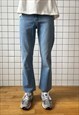 Vintage LEVIS Jeans Cropped Denim Pants 90s Blue