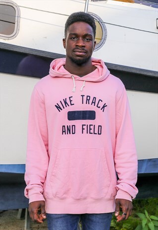 VELVET LOGO PINK HOODIE