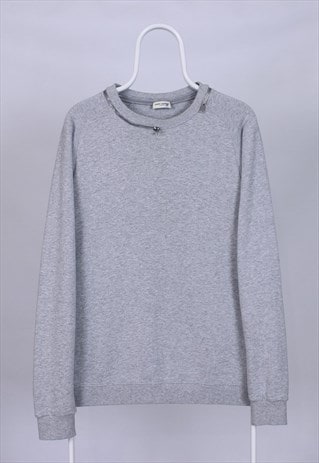 SAINT LAURENT SWEATSHIRT RARE GRAY YSL YVES