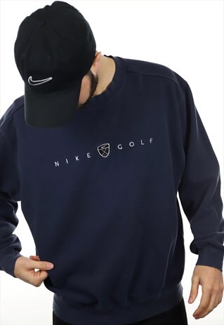 VINTAGE NIKE GOLF SWEATSHIRT BLUE