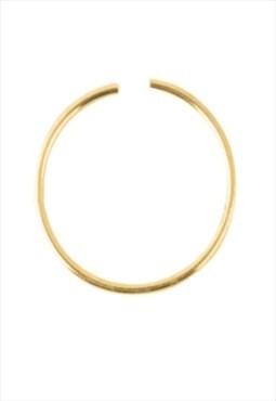 Classic Gold Nose Ring 8mm 