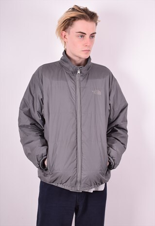 THE NORTH FACE MENS VINTAGE PADDED JACKET LARGE GREY 90'S
