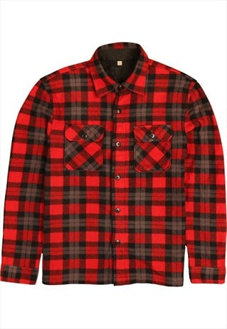 Vintage 90's Lacatoni Shirt Lumberjack Check Long Sleeve