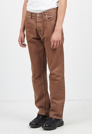 VINTAGE BROWN LEVI'S 517 02 FIT DENIM JEANS