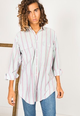 LAST UNIT SALE / VINTAGE 80S POLO RALPH LAUREN SHIRT / S0142