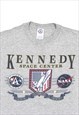 2000S NASA KENNEDY SPACE CENTRE GREY T-SHIRT, DELTA LABEL