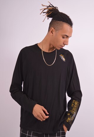 VINTAGE CALVIN KLEIN TOP LONG SLEEVE BLACK