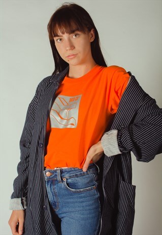 BANKSIDE REFLECTIVE GRAPHIC T-SHIRT ORANGE