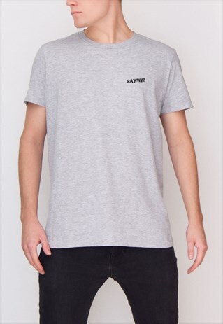 GREY RAWWW T-SHIRT