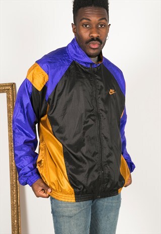 VINTAGE 80S USA NIKE SHELL SPORT JACKET / R215