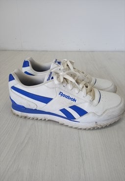 00's Reebok Trainers White Blue Low Top 