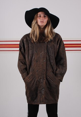 VINTAGE GAP LEATHER COAT