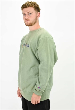 DUSTY GREEN CHAMPION SWEATER