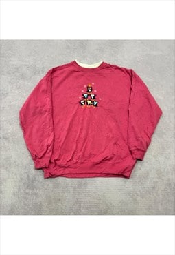 Vintage Christmas Sweatshirt Women's L