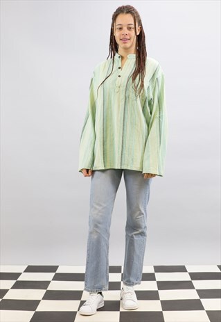 VINTAGE BOHO TUNIC BLOUSE