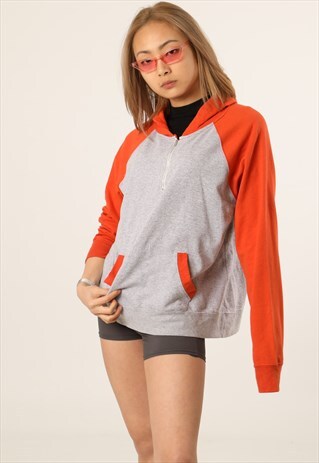 VINTAGE HARLEY DAVIDSON 1/4 ZIP HOODIE