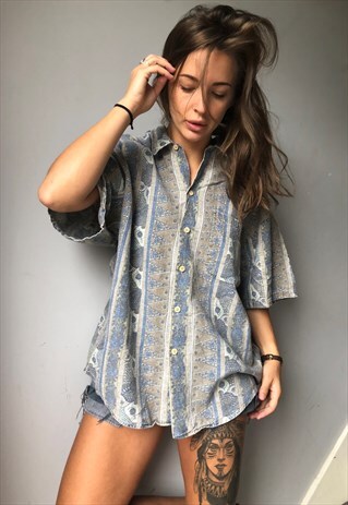 OVERSIZED RETRO 90S 80S VINTAGE UNISEX FESTIVAL SHIRT