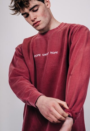 OUTSIDEIN SWEATER (UNISEX) BURGUNDY